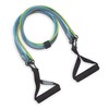 Gaiam 3-in-1 Resistance Band Kit with Comfort-Grip Handles and Interchangeable