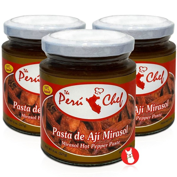 PeruChef Pasta de Aji Mirasol 3 Pack
