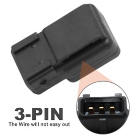 Hoypeyfiy MR577031 Intake Pressure Sensor Manifold Turbo Air Pressure Sensor 3 Pin Replacement for Mitsubishi L200 Pajero Shogun