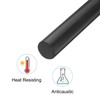 MECCANIXITY Black Round ABS Plastic Rods 1-inch Diameter and 12-inch