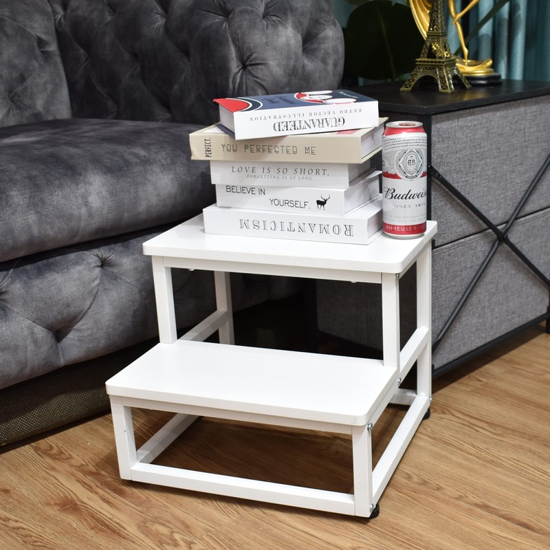 YAKANJ Step Stools for Adults Kids,Heavy Duty Sturdy Step Stool