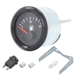 52mm Fuel Gauge High Accuracy Quick Response Waterproof LED Fuel Level Gauge for Generator Unit 0 1/2 1/1 24V