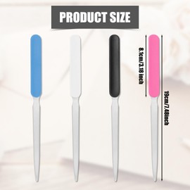 XIHIRCD 4pcs Letter Opener, Stainless Steel Envelope Opener Slitter Portable Mail Opener Lightweight Letter Opener Knife Envelopes Paper Cutting Tool for School Office Home Supplies