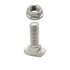 Stainless Steel Hammer Screw T-Screw M8 25 mm Nut 8