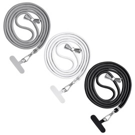 NXPWRC 3Pcs Cell Phone Cord, Cell Phone Hanging Cord, Adjustable Cell Phone Cord, Cell Phone Cord With Spacer, Cell Phone Accessories