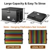 ROSONG Fireproof Document Box File Organizer - Portable Locking Filing