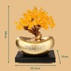 Bocnity Crystal Money Tree Feng Shui Bonsai Citrine/Yellow Crystal Money