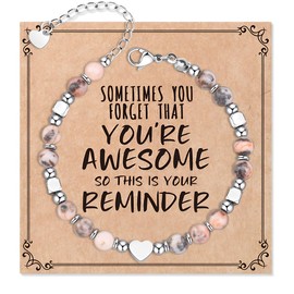 GGUFAY Geschenke für Frauen Armband Natursteine Frau Idee Original Geschenk Teenager Mädchen Geschenke Weihnachten Frau Geburtstagsgeschenk Armband Geschenk für Tochter Mutter Schwester Freundin