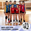Hoemwarm Volleyball Gear Set 10Pcs Black Knee Pads Training Girls
