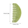 Healvian 1pc Jade Scalp Massage Comb for Care Relaxation and