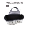Heran 2 Pack Kitchen Sink Caddy Sponge Holder, Hanging Ajustable
