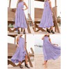 HAEOF Women's 2025 Summer Dress Tiered Ruffle Flowy Long Sundress