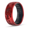 Enso Rings Etched Dualtone Silicone Ring - Comfortable and Flexible