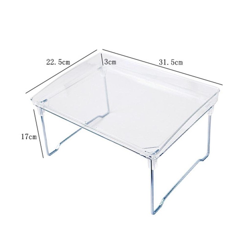 Tumnea Kitchen Shelf Organiser, Desktop Storage Shelf, Transparent Acrylic Kitchen