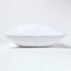 HOMESCAPES - 100% Cotton Plain White Large Cushion Cover -