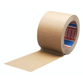 tesa 4713, paper tape, paper packing tape, packaging tape, 50 mm x 50 m (75 mm brown, 1 roll)