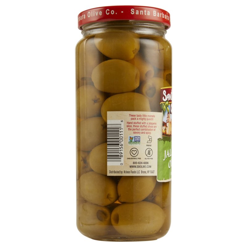 Santa Barbara 3pk Jalapeno Stuffed Olives 5oz