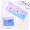 Outanaya 3Pcs Holographic Makeup Pouch Cosmetic Organizers for Women Travel