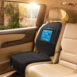 Munchkin® Elite Seat Guardian™ Child Car Seat Protector with Tablet Holder, Dark Grey