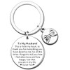 TTOVEN Husband Gifts Husband Keyring Valentines Day Gifts Husband Birthday