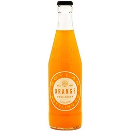 Boylan Bottling Pure Cane Sugar Soda Pop, Orange, 12 oz Glass Bottles (Pack of 6)