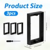 3pcs Electrical box Extender, 3.66in Outlet Box Extension with Screwdriver
