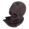 Backflow Incense Burner Purple Sands LED Light Skull Head Design