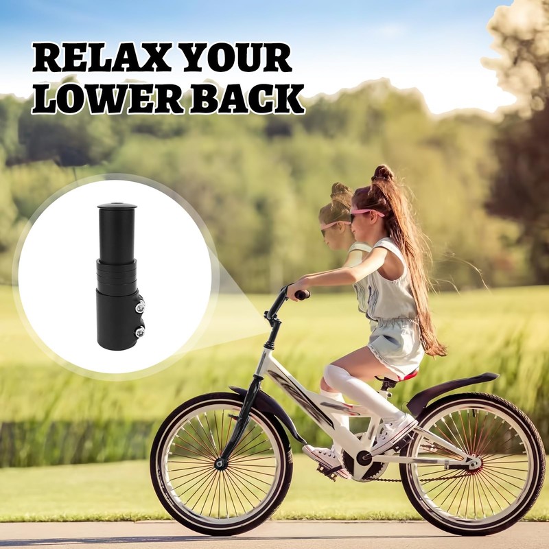 Bike Stem Riser Extender MTB Handlebar Stem Adapter Bicycle Fork