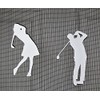 DCentral® Golfers - Man & Woman Flexible Safety Screen Magnets: