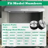 superbobi SV08355 Blower and Light Knobs Replacement for Broan Range