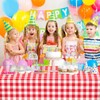 3 Pack Red and White Checkered Tablecloths Red Gingham Tablecloth