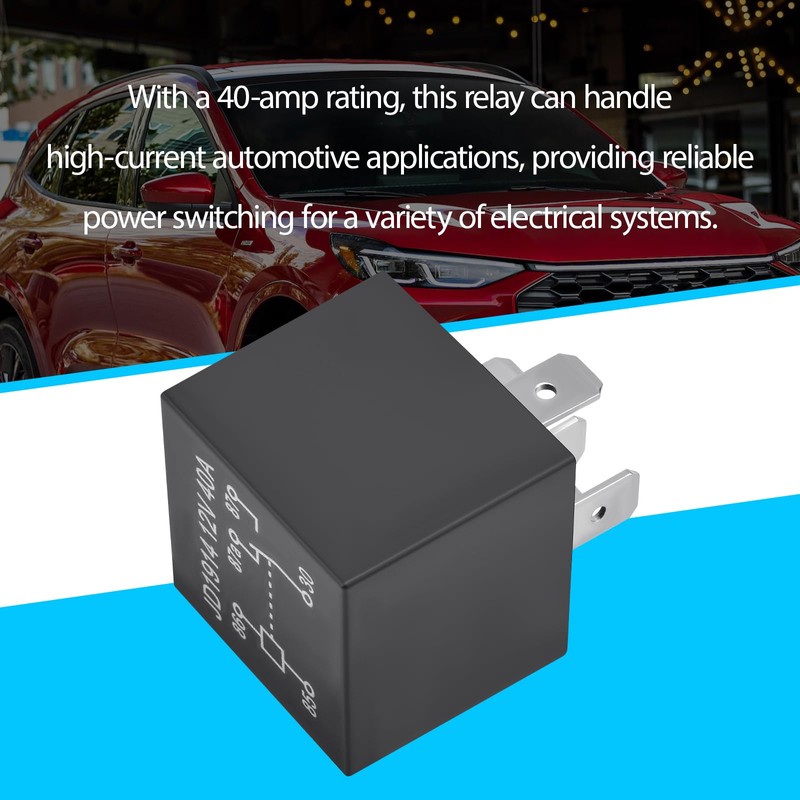 5 Pin Automotive Relay 40A 12VDC Replace F0AB-14B192-AA FOAB-14B192-AA Compatible