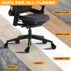 FreekyFit Office Chair Wheels for Casters Replacement - 3" Rubber