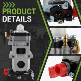 Carbbia A021004920 Carburetor Compatible with Echo Leaf Blowers PB8010T EB810 EB810RT PB-8010 PB-9010 PB8010H