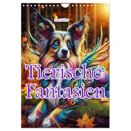 Animal fantasies, US-Version (Wall Calendar 2026 DIN A4 Portrait), CALVENDO 12 Month Wall Calendar