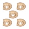 5Pcs Oscillating Saw Blade Semicircle 64mm Multitool Blade Carbide for