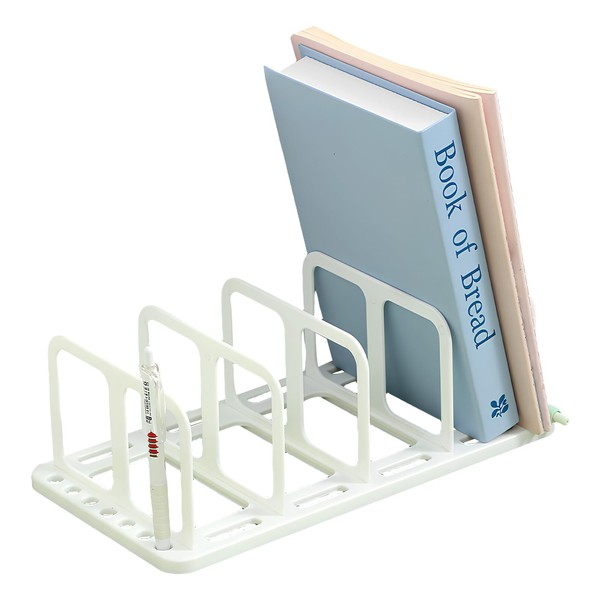 Bookends, 32 x 14 x 13 cm, White Book Stand