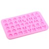 AIBOYA Letter Silicone Candy Molds Alphabet Button Mold For Candy