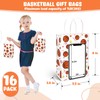 VGOODALL 16PCS Basketball Treat Bags, Party Favor Bags Paper Bags