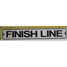 Mr Bill Metal Street Sign Finish Line Auto Racing Nascar Man Cave Bar Decor 3"x18"