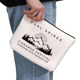 PYOUL TV Show Inspired Two Tips Makeup Bag for Detective Comedy Drama Fans Cosmetic Bag Comedy TV Series Lovers Gift Bag with Two Tips, Bag with two tips