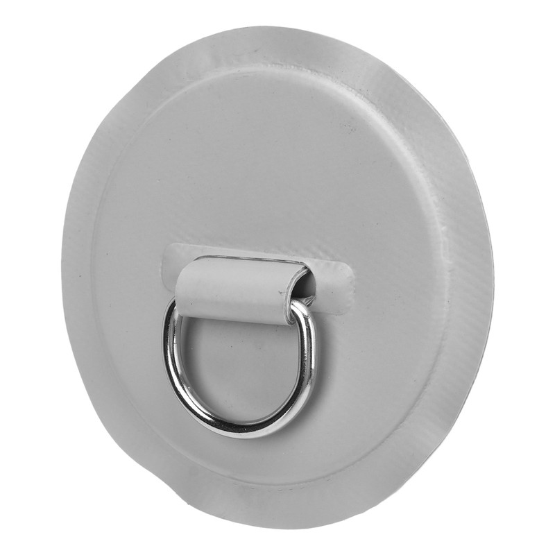 4PCS Stainless Steel PVC D Ring Patch with 11.8in Anchor