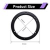 2 PCS 6 Inch Car Door Speaker Mounting Ring, ABS