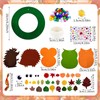 YumSur Autumn Wreaths Craft Set, Autumn Crafts Children, Thanksgiving Crafts,