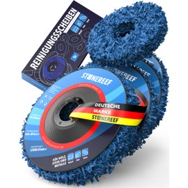 Cleaning Disc Set of 5 [125 x 2.0 x 22.23 mm] CSD Angle Grinder Cleaning Disc - Roughing Discs for Cleaning, Rust Remover Disc, Coarse Cleaning Disc, Metal Grinder, Wood & Car Work