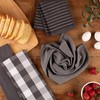 Sticky Toffee Gray Kitchen Towels 2 Pack, 100% Cotton Gray