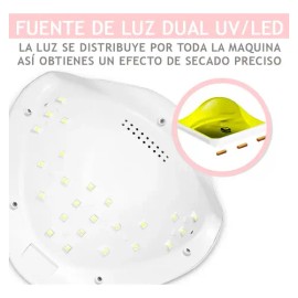 Lampara De Uñas Uv Profesional Secador Uñas Led Con Pantalla                                                                                          