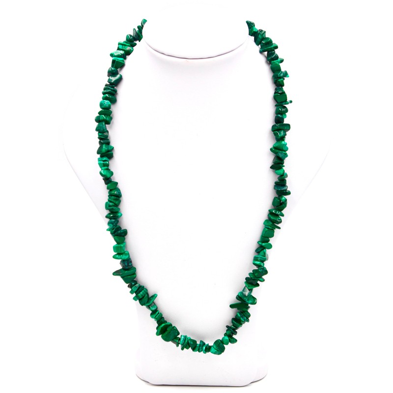 Taddart Minerals - Green splinter necklace made from natural gemstone