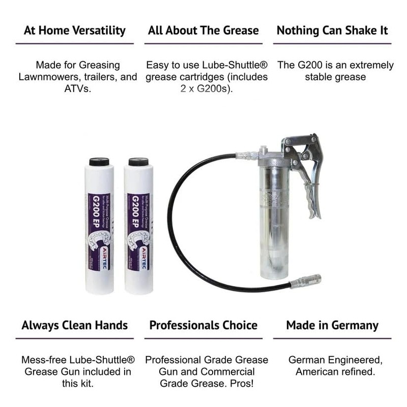 Lube-Shuttle® Lawnmower Greasing Kit
