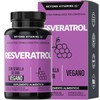 Trans Resveratrol 1160mg Por Porción Potente Antioxidantes Pimienta Negra Absorción